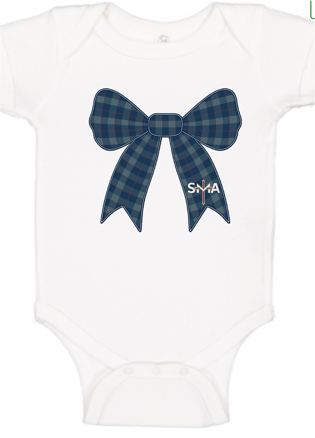 SMA Bow - cotton t-shirt / onesie