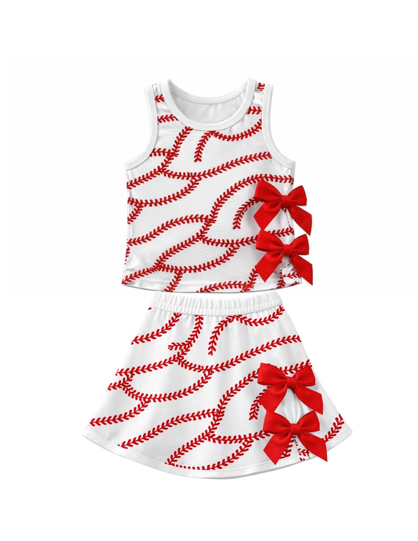 Baseball bow set pre-order
