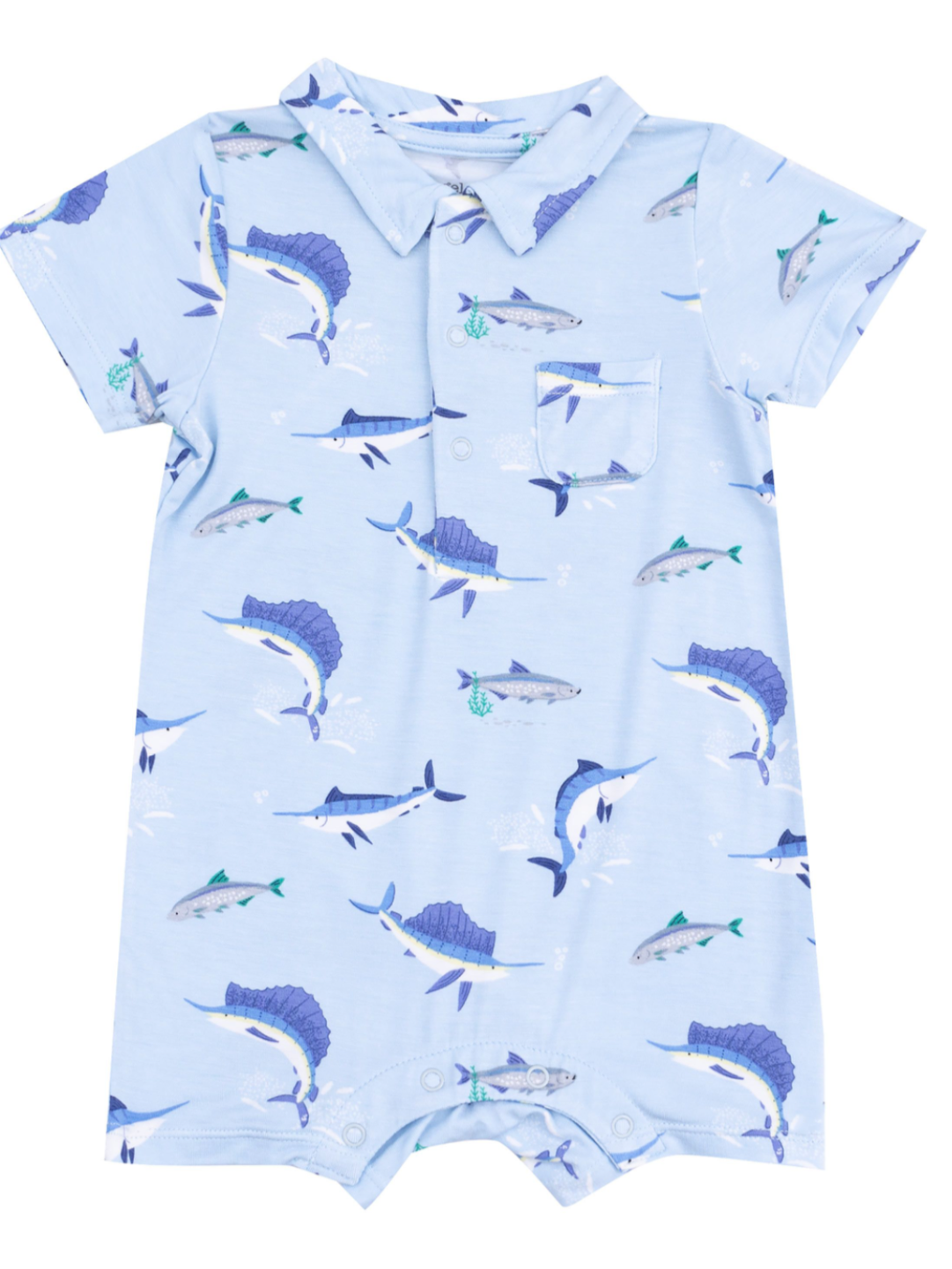 Angel Dear Deep Sea polo bodysuit