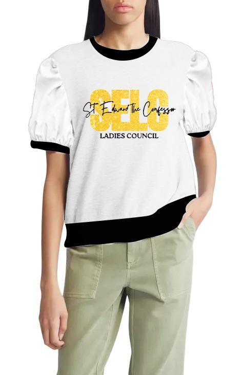 St. Edward SELC puff sleeve shirt (pre-order)