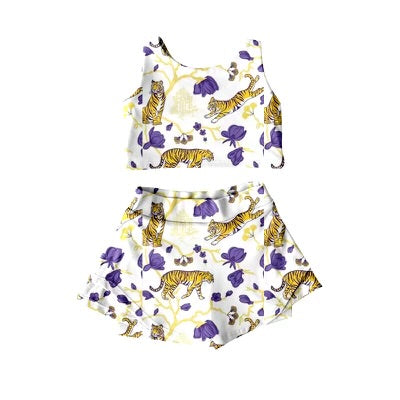 Tiger Floral Set