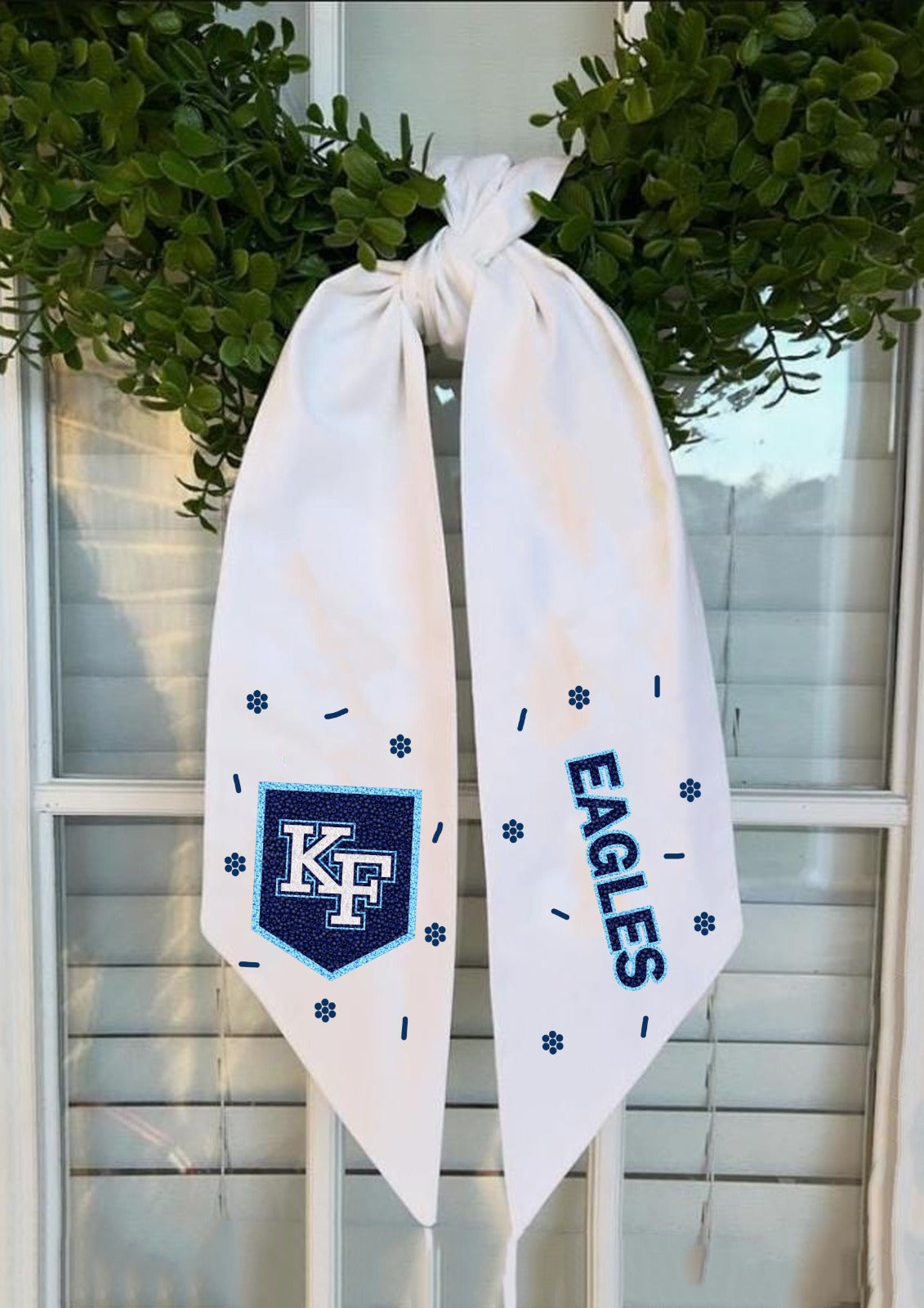 KF Pioneers / Eagles beaded wreath sash