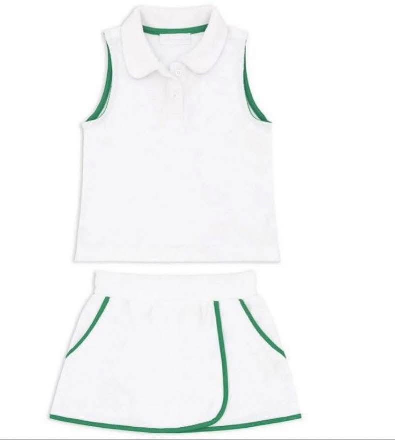 White set / green trim YOGA