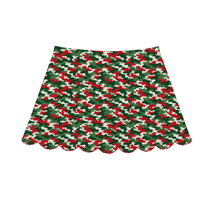 Christmas camo skirt