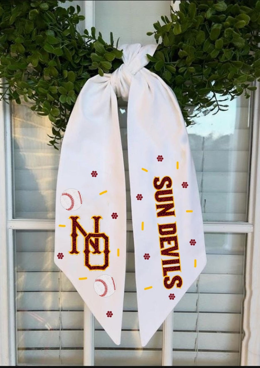 Sun Devils wreath sash