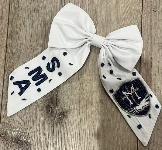 SMA hand beaded bow