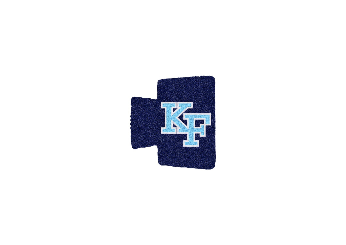 Navy beaded  KF Claw Clip