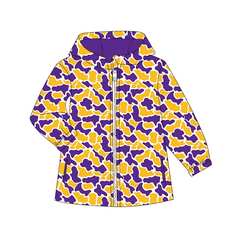 Camo windbreaker