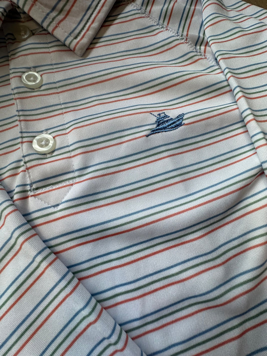 Southbound performance 3/4 sleeve polo