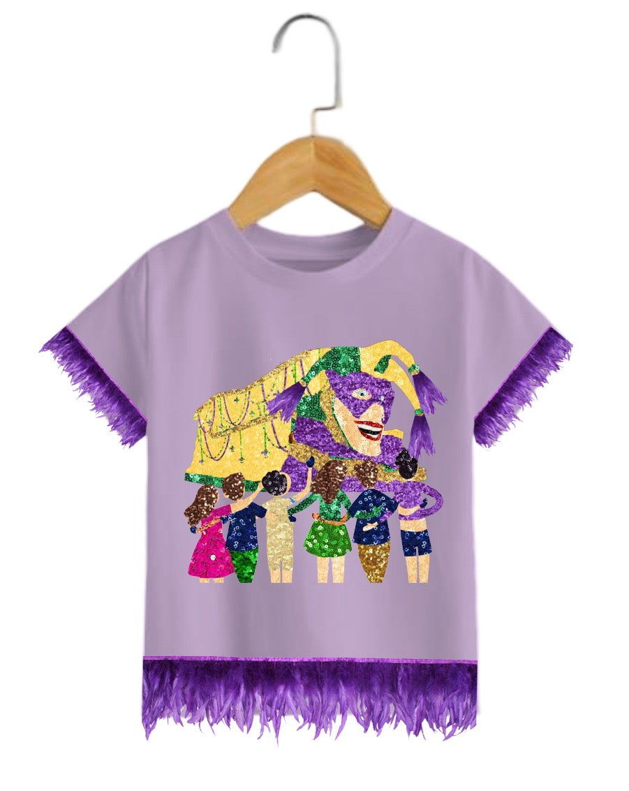 Mardi Gras float tee