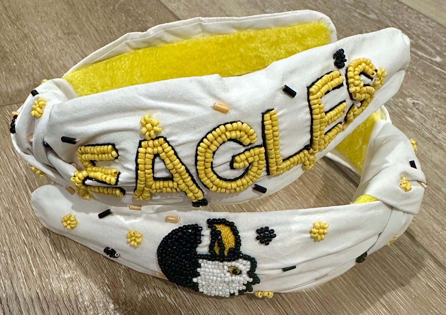 Eagles beaded Headband St. Edward
