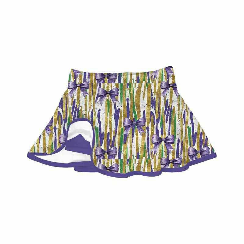Mardi bow skort pre-order