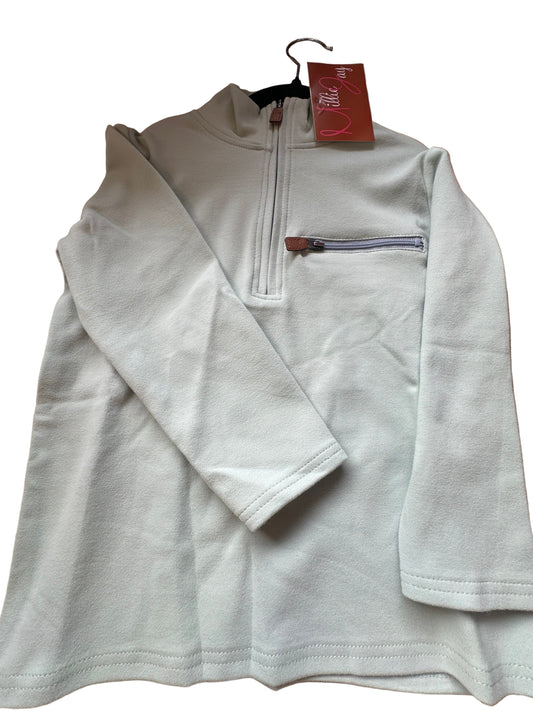 Millie Jay quarter zip sweater green or blue