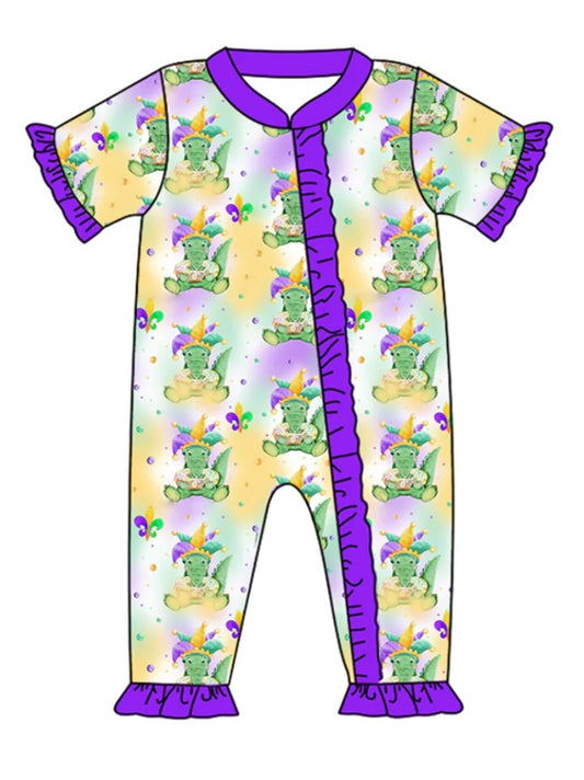 Alligator onesie - footless