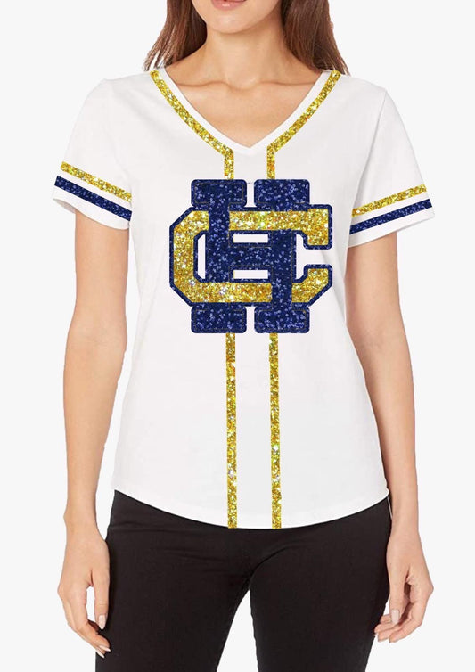 Holy Cross Sequin Jersey style T-shirt PRE-ORDER 5/6 weeks after close Jan 18