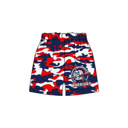 Warriors camo shorts