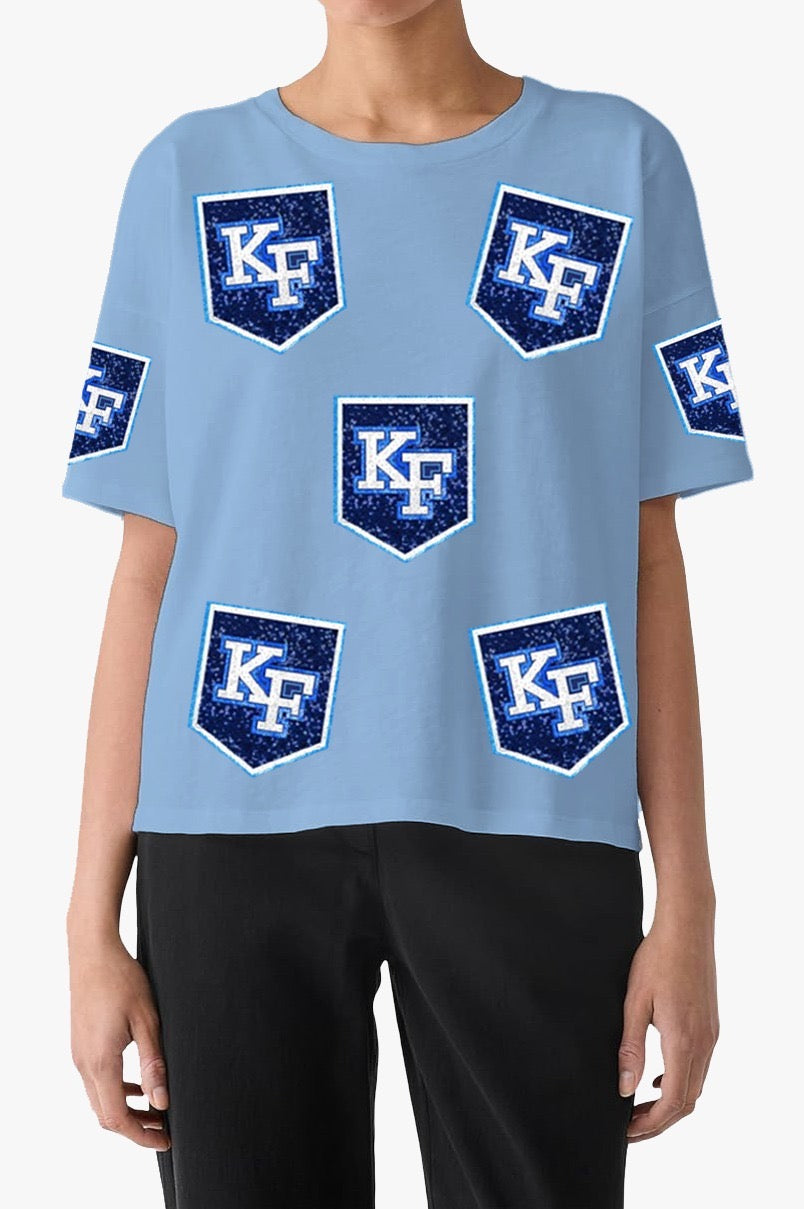 Shield sequin shirt - ladies