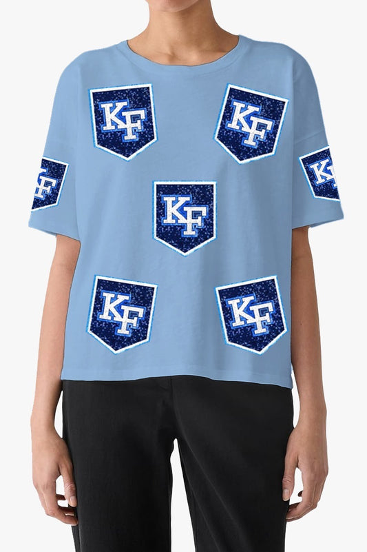 Shield sequin shirt - ladies