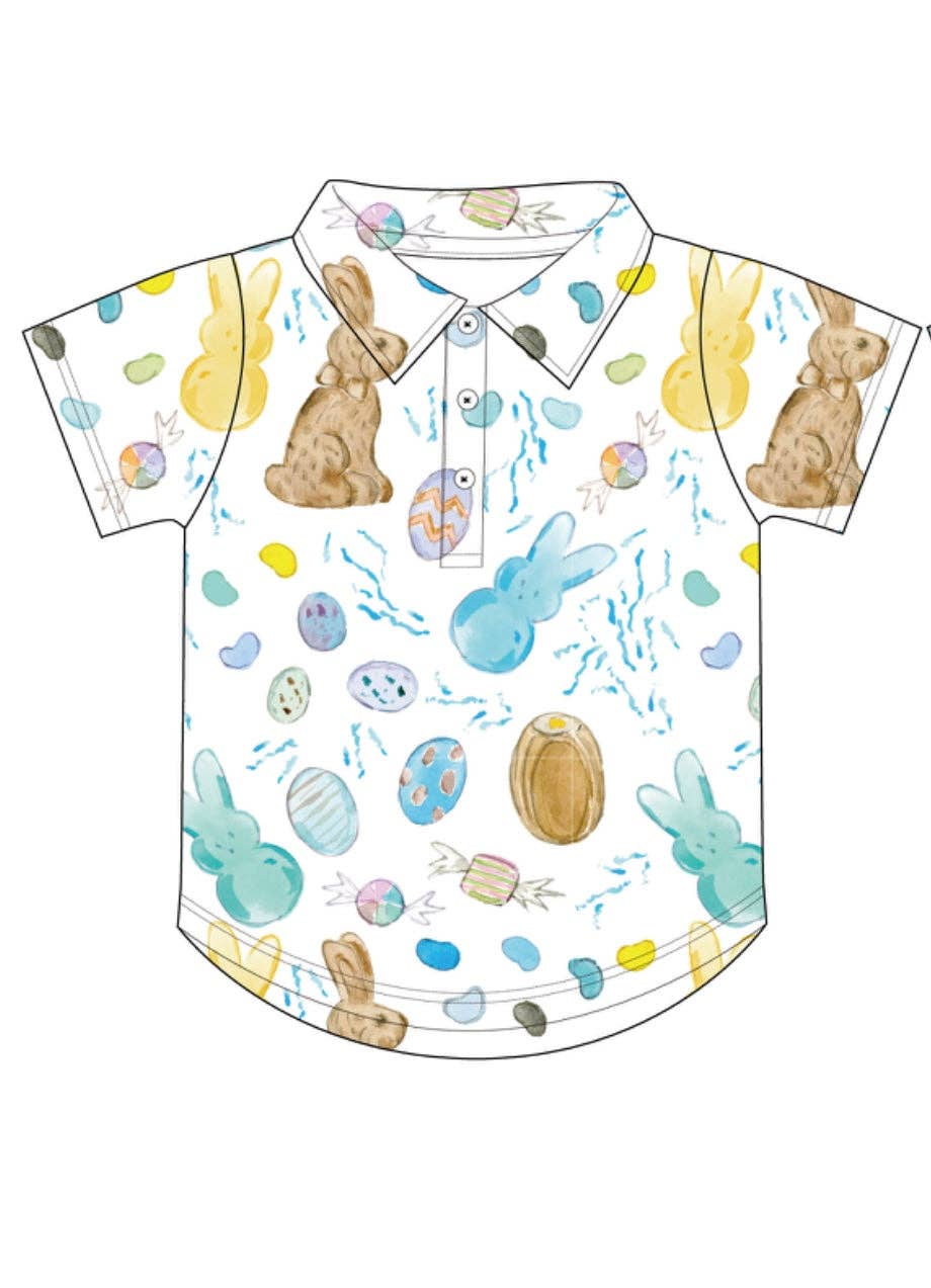 Sweet Bay Easter Candy Polo Shirt