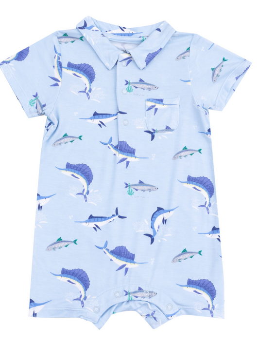 Angel Dear Deep Sea polo bodysuit