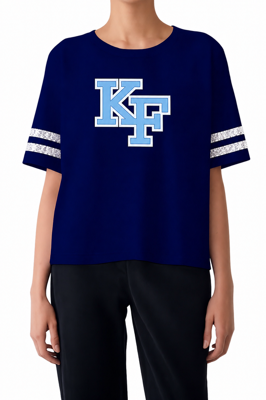 KF sequin boxy tee (real sequin)