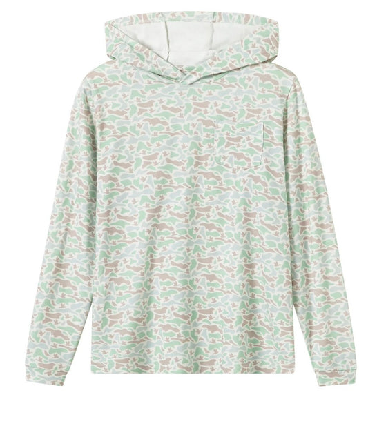 Performance hoodie Marsh Camo