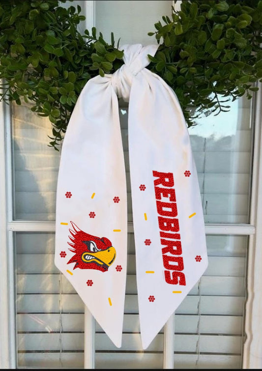 Redbirds wreath sash