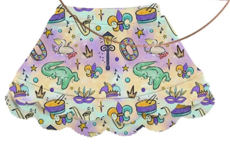 Mardi Party Skort / Polo