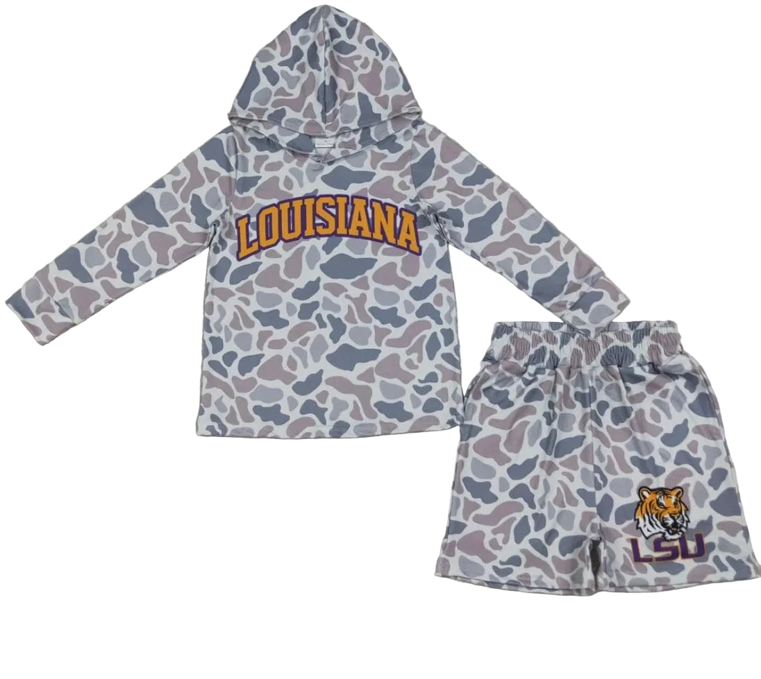 LOUISIANA camo set cotton/span