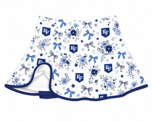 KF girls skirt (shorts under)