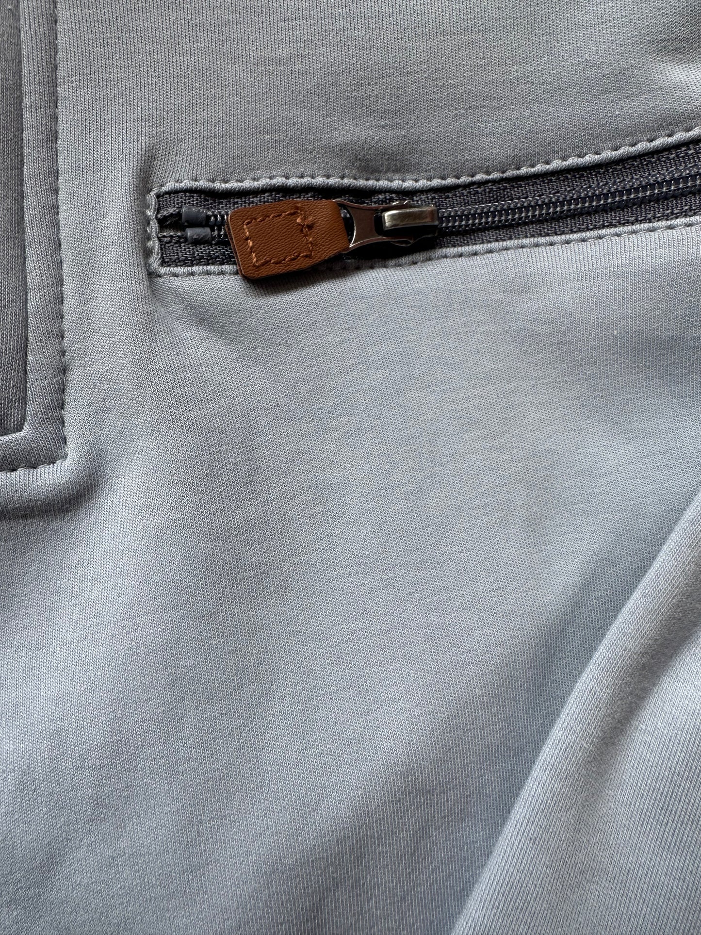 Millie Jay quarter zip sweater green or blue