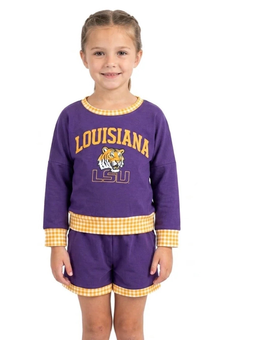 LOUISIANA girls cotton/span