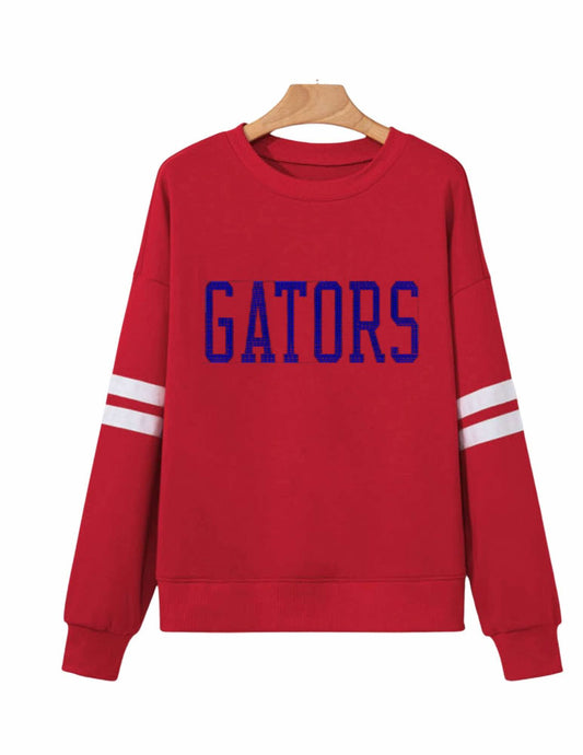 Gators Rhinestone Varsity Sweater IN STOCK