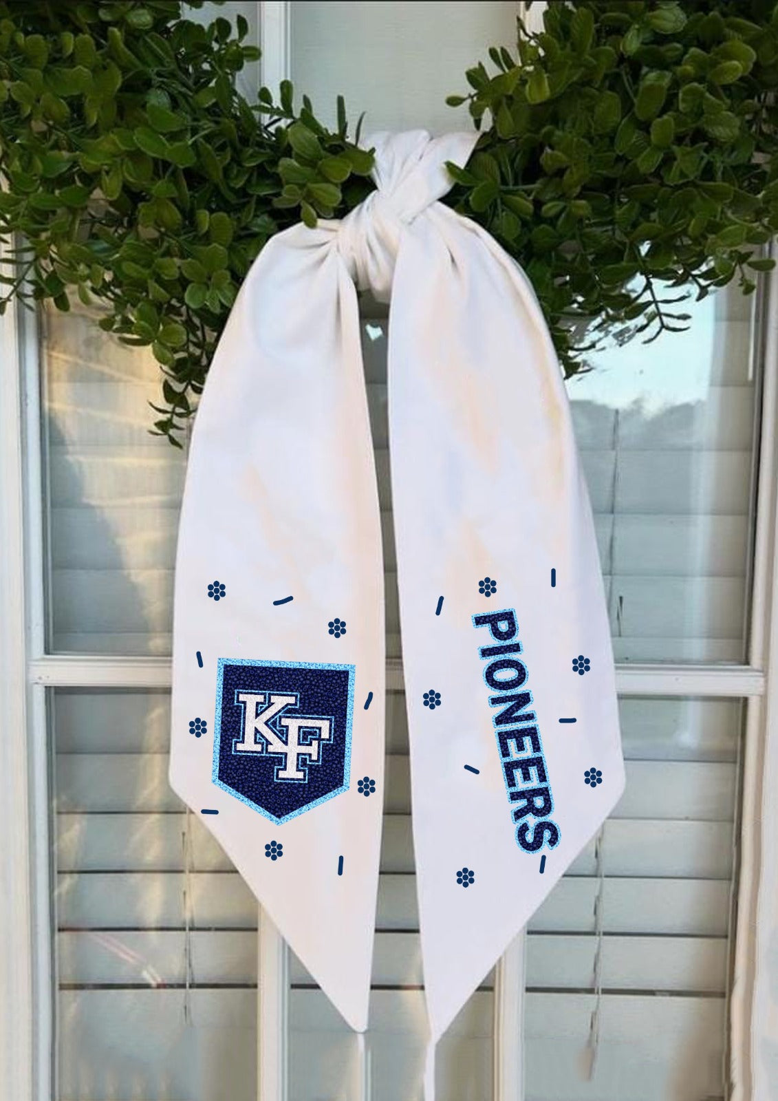 KF Pioneers / Eagles beaded wreath sash