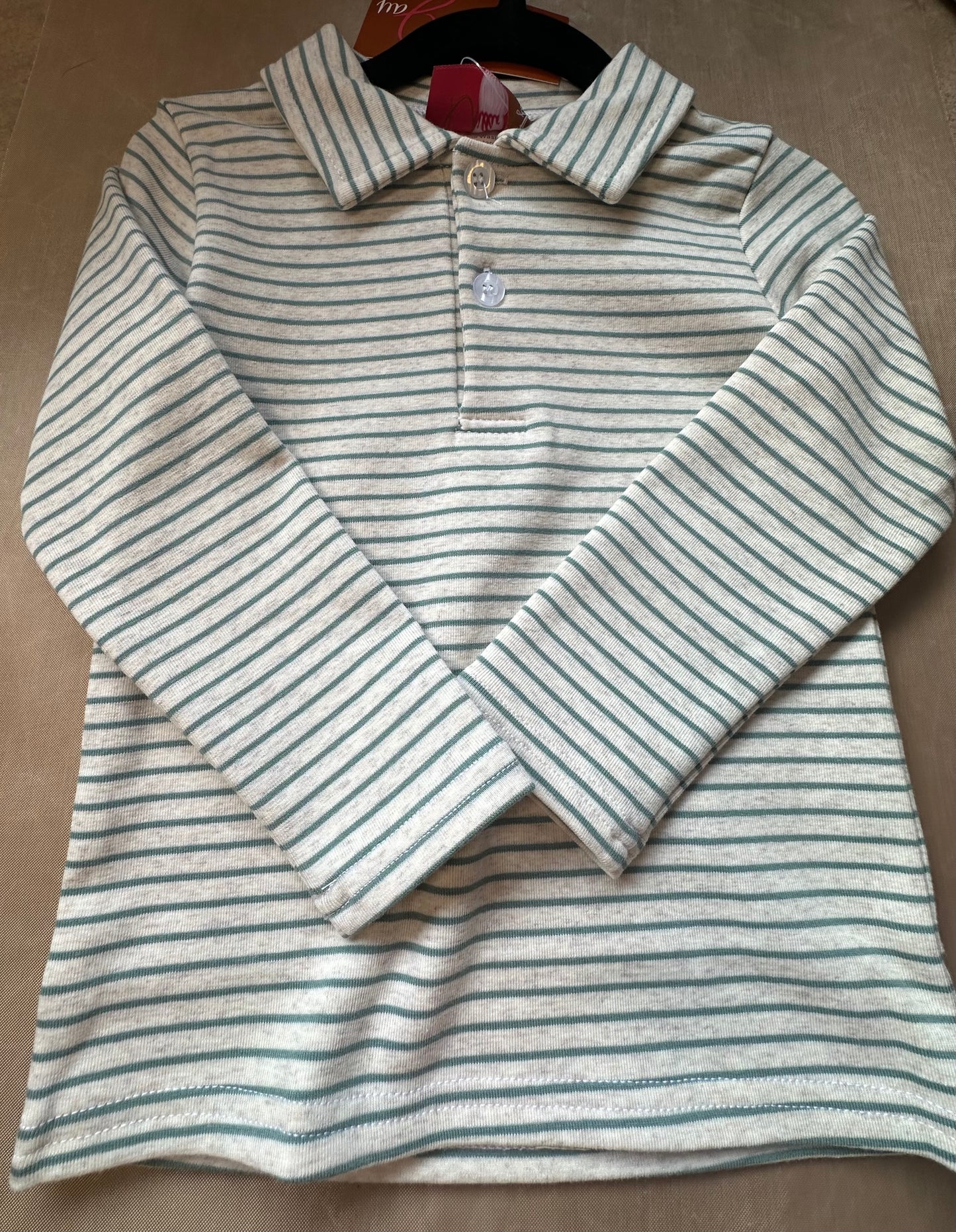 Mille Jay hunter stripe polo