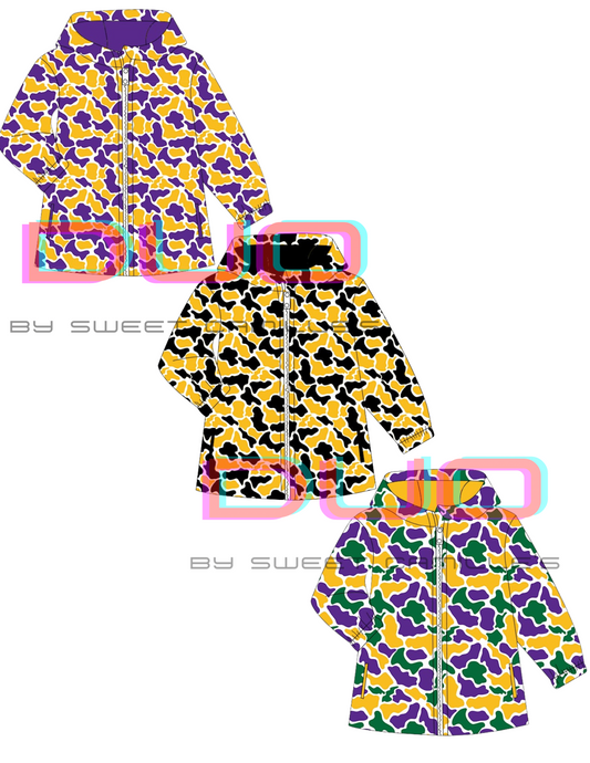 Camo windbreaker