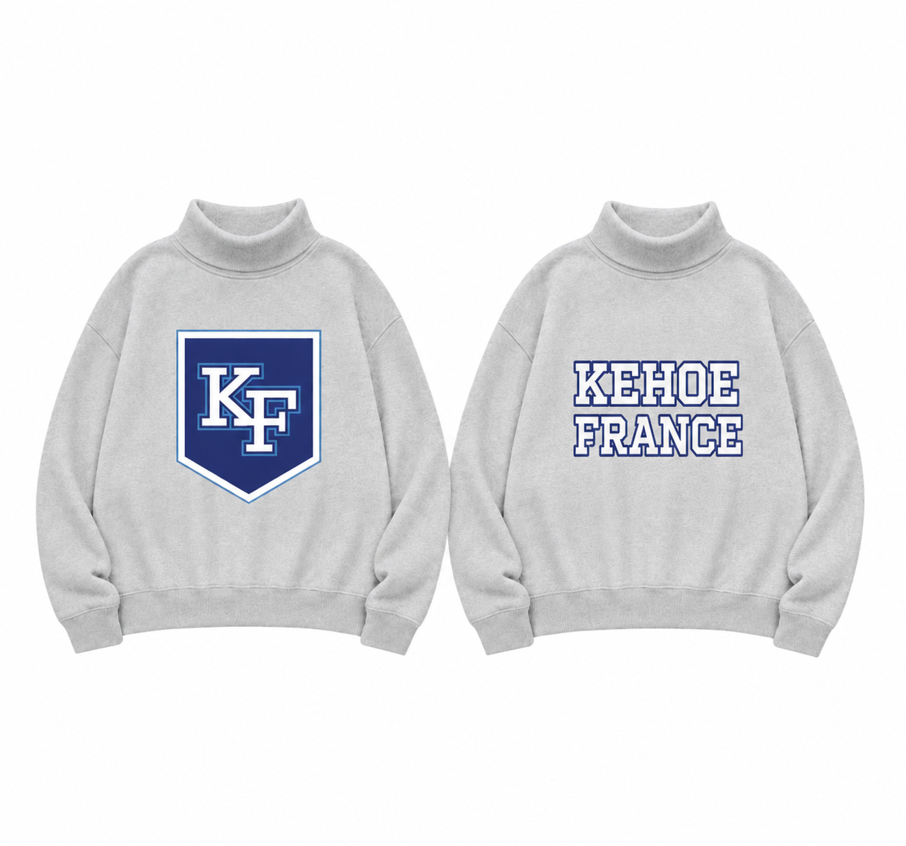 KF mock neck reversible