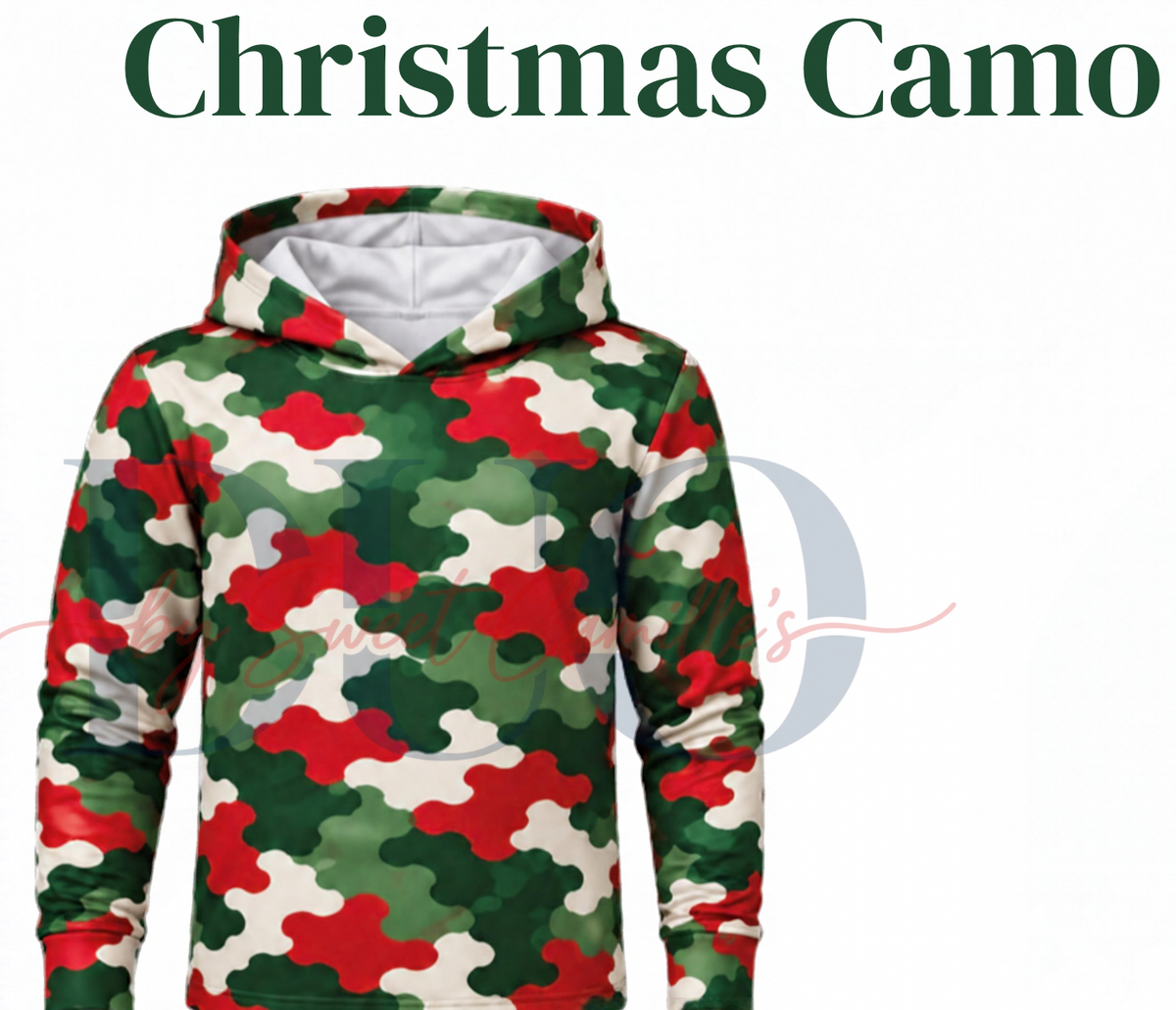 Christmas Camo Hoodie