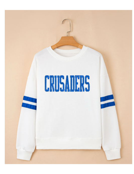 Crusaders rhinestone varsity sweater 3 day TAT