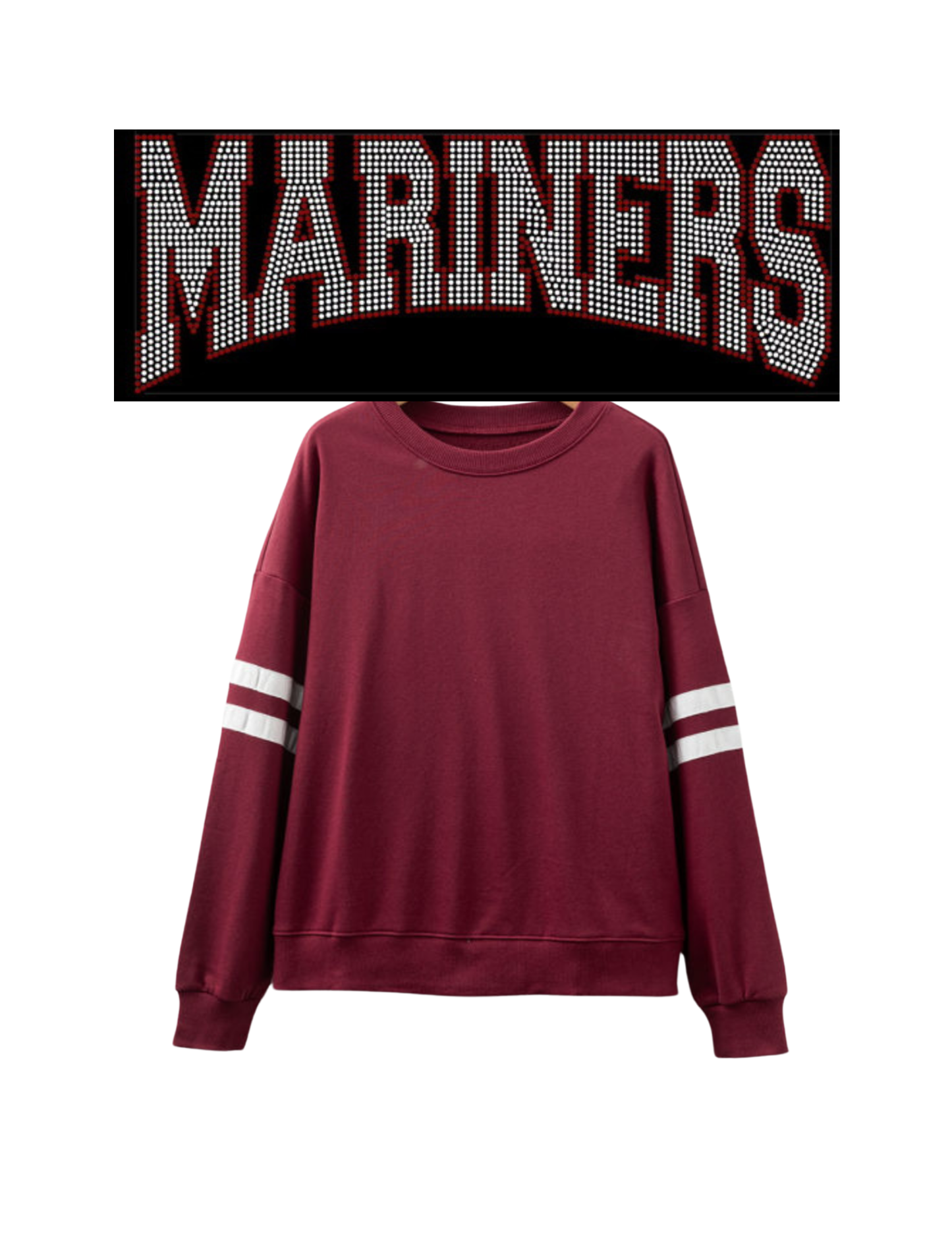 Mariners rhinestone pre-order. Closing Feb 1