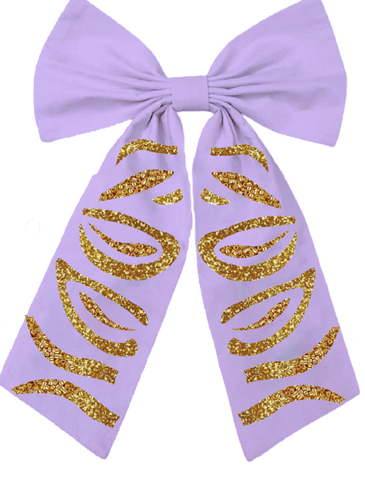 LSU tiger stripes bow (pre-order)