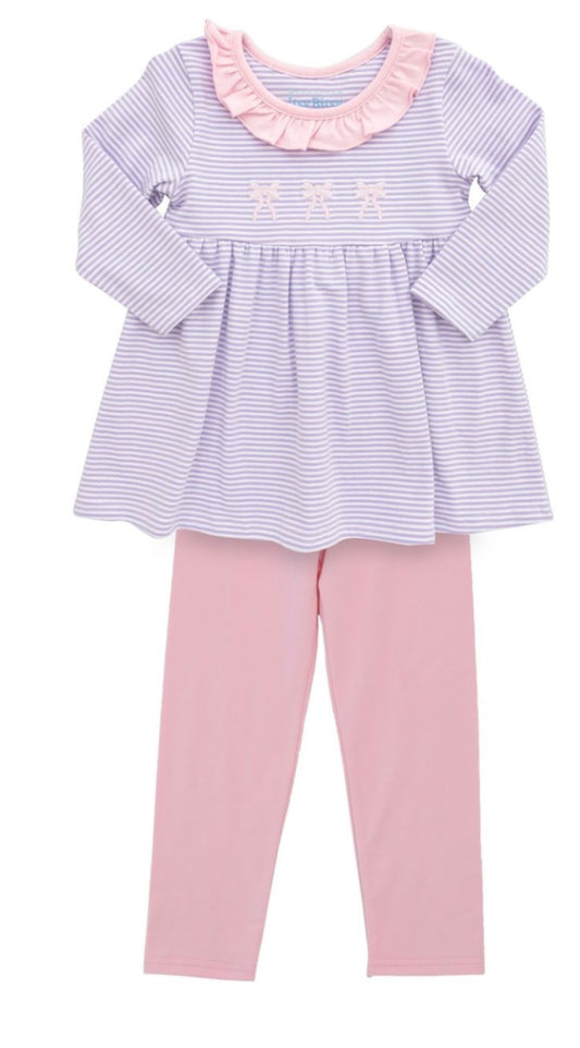 Bow pants set