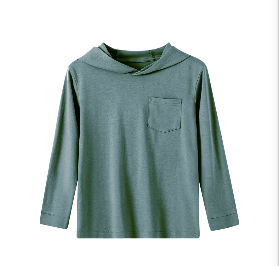 Meripex Bamboo blue steel hoodie