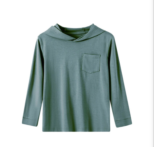 Meripex Bamboo blue steel hoodie
