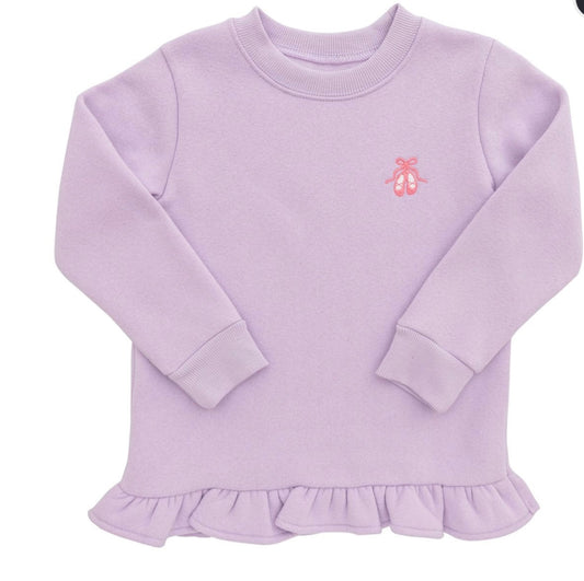 Ruffle Pull-Over Ballet Shoes