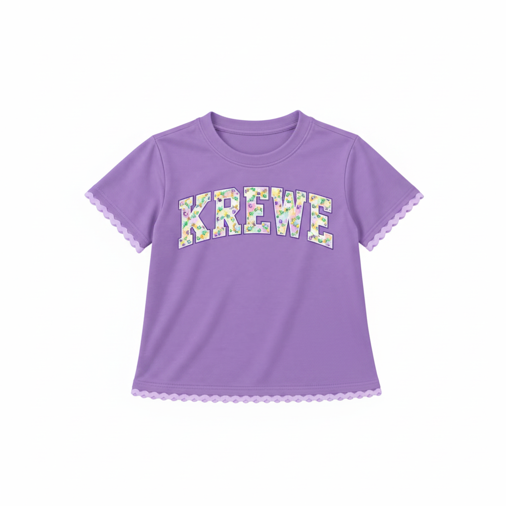 KREWE shirt - embroidered appliqué