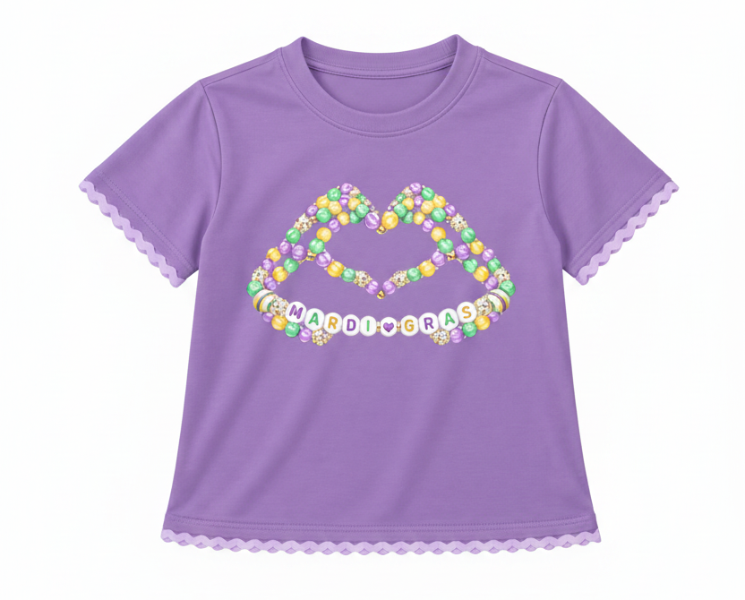 Mardi Gras cotton t-shirt KREWE
