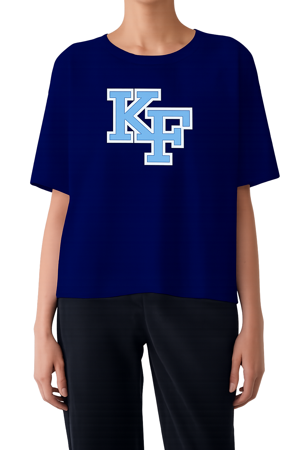 KF sequin boxy tee