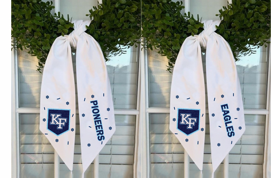 KF Pioneers / Eagles beaded wreath sash