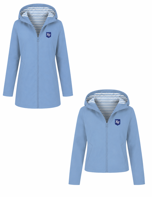 Adult rain jacket long or short
